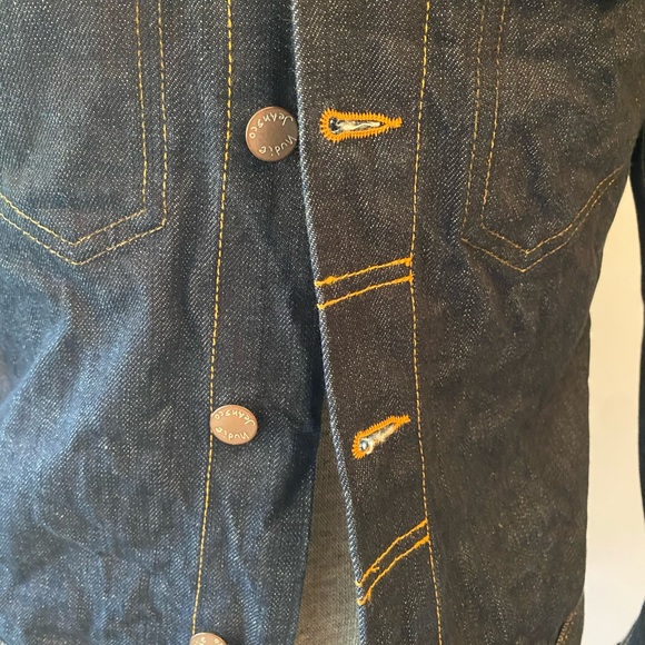 Nudie Raw Denim Conny Jacket. Excellent Condition-Men’s Small. Smart + Stylish! - Picture 5 of 6